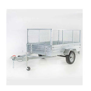 Remolque de jaula de acero personalizado para tractor Recubierto de polvo duradero con sistema de bloqueo fuerte y lados extraíbles opcionales - Product Image 1