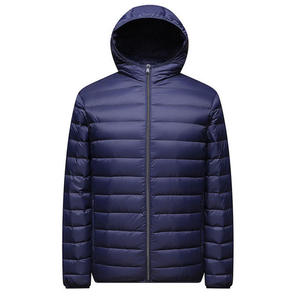 Veste matelassée sur mesure pour homme avec capuche, manteaux noirs pour homme, imperméables, de haute qualité, streetwear, doudoune, stock - Product Image 4