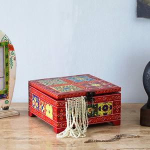 Compre cajas decorativas a los mejores precios y obtenga hasta 60 regalos y artesanías Cajas de madera Letreros de pared MAde In India - Product Image 1