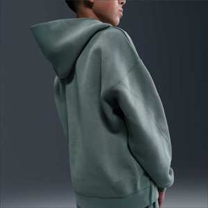 Sudadera con Capucha Premium Unisex de Algodón Grueso con Cierre, Bordada, Holgada, de Forro Polar Cálido para Otoño, Ropa Urbana Diaria OEM - Product Image 5