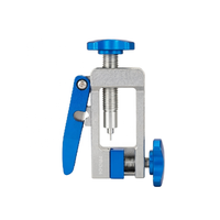 Outil multi-usages Worldcycle pour le montage de la tige de frein hydraulique de vélo, outil d'insertion d'olive et de barbe monobloc PRO-04 en aluminium pour vélo de route