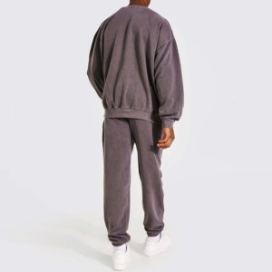 Sudaderas con capucha de algodón pesado de alta calidad para hombre, jersey de lavado ácido, ropa de calle, chándales, estampado de soplo, bordado de invierno para niños - Product Image 4