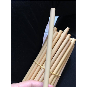 หลอดไม้ไผ่ขัดเงาใช้ซ้ำได้โซลูชันเครื่องดื่มที่เรียบง่ายและสง่างามเหมาะสำหรับร้านกาแฟบ้านหรือสำนักงานทุกที่ - Product Image 4