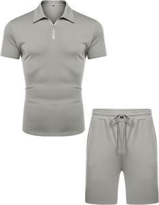 Logo personnalisé été hommes football formation Jogger ensemble short pour hommes 2 pc costume t-shirt et short ensemble - Product Image 5