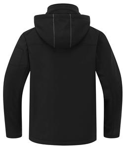 <b>Hooded</b> <b>Soft</b> <b>Shell</b> <b>Jacket</b> Zipper Softshell Breathable Hiking <b>Jackets</b> Outdoor <b>Jackets</b> 100% Polyester/POLYESTER / NYLON Closure - Product Image 2