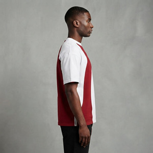 T-shirt Homme Oversize Coupe Ample OEM Coton Biologique Style Hip Hop 180 Grammes Manches Courtes Tenue Décontractée Été - Product Image 5