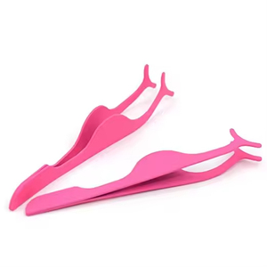 Pince à cils avec logo personnalisé Pince à épiler en acier inoxydable Extension de faux cils personnalisée Pince à épiler avec logo Offre - Product Image 2