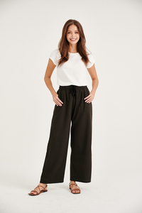 Últimos pantalones de lino de moda de ocio para mujer, pantalones de chándal de verano de talla grande personalizados, decoración de logotipo, planos y anchos transpirables - Product Image 3