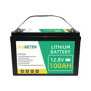 Batterie al litio per sistemi solari gruppo 12v 50Ah 100Ah 200Ah 3000Ah 400Ah Home Lifepo4 batteria