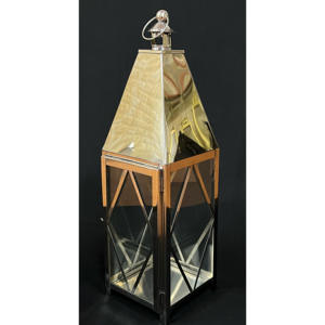 Top vente à la main en métal lanternes de noël bocaux à bougie tailles personnalisées impression 2 couleurs pour les mariages décor à la maison indien - Product Image 2