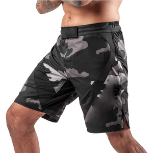 กางเกงขาสั้นฝึกซ้อม MMA BJJ สำหรับผู้ชาย คุณภาพดีที่สุด ปี 2025 - เป็นมิตรกับสิ่งแวดล้อม สีและโลโก้แบบกำหนดเอง สไตล์ลำลอง - Product Image 2