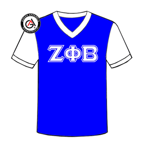 Zeta phi Beta soror เสื้อผ้าสตรีเสื้อแขนสั้นแฟชั่นสำหรับทุกเพศเสื้อคอวีสำหรับผู้หญิง - Product Image 6
