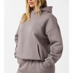 Survêtement à capuche et pantalon de survêtement ensemble femmes ensemble personnalisé bouffée impression deux pièces pantalon ensemble femmes survêtements - Product Image 2