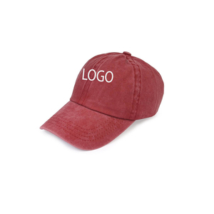 Chapeaux de sport en coton vierge personnalisés en gros d'usine casquettes de baseball à base à bord incurvé de style uni à 6 panneaux casquettes de baseball tissées unisexes - Product Image 4