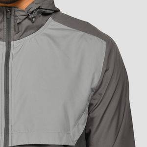 Chaqueta cortavientos de secado rápido transpirable de último diseño, servicio OEM, fabricante de ropa para hombre, chaqueta cortavientos impermeable para hombre - Product Image 5