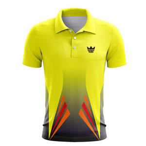 Vente en gros OEM Logo personnalisé Golf uni par sublimation pour chemises 2026 Polyester/Coton Manches courtes Homme - Product Image 1