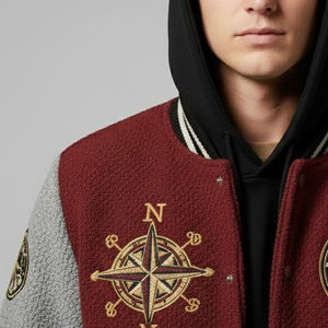 Nouvelle arrivée 2024 Veste universitaire en molleton sur mesure pour hommes Vente en gros Meilleure qualité Veste universitaire en molleton pour hommes Veste d'hiver en molleton pour hommes en faible MOQ - Product Image 5