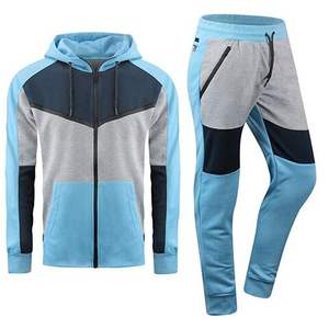 Conjunto de ropa deportiva para hombre de tamaño personalizado, chándal con capucha y cremallera de Algodón 100% con logotipo personalizado - Product Image 5