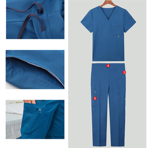 Uniformes Médicos, Conjuntos de Uniformes de Enfermera, Ropa Médica Transpirable de Poliéster, Pijamas Quirúrgicos <span class=keywords><strong>para</strong></span> <span class=keywords><strong>Hombre</strong></span> y Mujer - Product Image 5