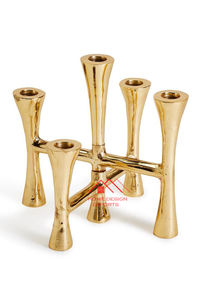 Table Centerpieces New Arrival Metal Aluminium T Light Hand Hammered Pillar Shape Aluminium <b>Candle</b> Stands for <b>Dinner</b> - Product Image 2