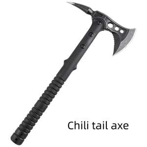 Hacha de Supervivencia de Doble Hoja de Grado Industrial para Camping y Actividades al Aire Libre, Hacha de Mano de Acero Inoxidable de Alta Calidad con Mango de Acero, 400 mm de Longitud Total - Product Image 5