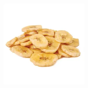 Fruits lyophilisés naturels banane fruits secs chips de banane croustillantes congelées avec tous les certificats meilleur prix banane séchée