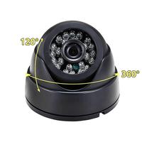 Caméra analogique 4-en-1 Starlight Night Vision IP66 étanche | Dôme métallique AHD 1080P | Microphone intégré pour l'enregistrement audio dans les bus, les écoles et les camions