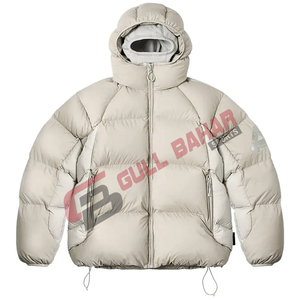 Chaqueta de Invierno Acolchada para Hombre de Alta Calidad, Cuello Alto, Cierre de Cremallera, Estilo Urbano, Resistente al Viento e Impermeable, con Capucha - Product Image 6