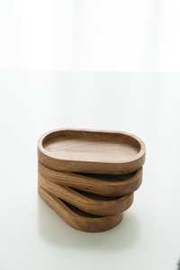 Plateau de service en bois fabriqué au Vietnam Petit plateau en bois rectangulaire Plateau en bois pour salle de bain, cuisine - Product Image 5