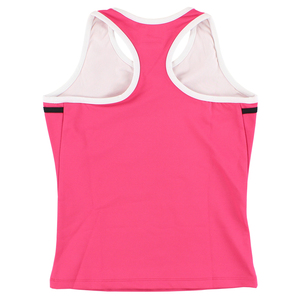 Camiseta Deportiva Fila para Niña, Modelo Binding Racerback, Color Rosa, Talla M, Color: Rosa/Blanco/Negro, 100% Auténtica - Product Image 1