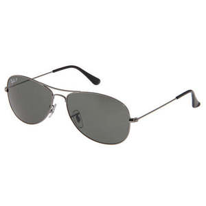 <span class=keywords><strong>Occhiali</strong></span> <span class=keywords><strong>da</strong></span> <span class=keywords><strong>sole</strong></span> Ray-Ban Cockpit RB3362 leggeri con lenti polarizzate UV400, disponibili sfumate, oro, bianco, tartarugato, giallo, metallo - Product Image 1