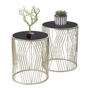 Unique wire accent tables blend of art and <b>utility</b>, handcrafted for stylish interiors decoration available at affordable price - Product Image 5