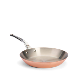 Sartén nórdica de cobre con tapa, diseño minimalista redondo, resistente al calor, para cocinas de gas e inducción. - Product Image 2