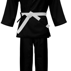 Uniformes de Karate de color negro y algodón 100% personalizados para hombre de buena calidad, gran oferta en 2025, uniforme de artes marciales, uniforme de Karate OEM - Product Image 5