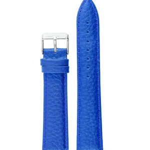 Bracelets de montre intelligente unisexes 205 bleus de luxe classiques en cuir véritable et acier inoxydable, réglables, légers, souples et étanches - Product Image 1