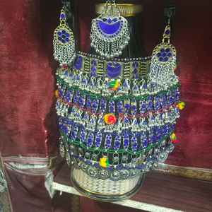 Offre Spéciale ensembles de bijoux de style afghan en acier inoxydable vêtements de fiançailles et de fête ensembles de bijoux pour femmes légers et robustes quantité minimale de commande bas - Product Image 5