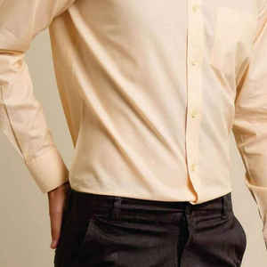 Nouveau 2025 pas cher dernière conception hommes chemises habillées décontracté coton à rayures verticales Slim Fit chemise pour hommes à manches longues - Product Image 6