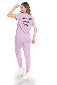Stylish Jogger Suits Women Two Piece <b>Tracksuit</b> Manufacturer <b>Pink</b> <b>Tracksuit</b> half saleeve Sets Women's Clothing - Product Image 4
