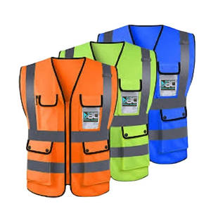 Gilet de sécurité en polyester personnalisable NBC avec logo personnalisable - Product Image 3