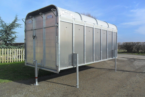 Enclosed Horse float 50LT 10' x 6'6" Livestock <b>Trailer</b> - Product Image 6