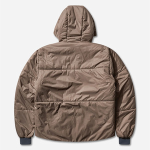 Veste matelassée pour homme 2025 avec col montant et design à capuche avec logo avant pour les activités de plein air en hiver-Confort et style ultimes - Product Image 2