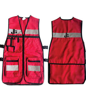 เสื้อกั๊กสะท้อนแสงความปลอดภัยสูง ผลิตจากโพลีเอสเตอร์ ได้รับการรับรองมาตรฐาน EN ระบายอากาศได้ดี เหมาะสำหรับทุกเพศ ใช้ในงานก่อสร้าง ปี 2025 - Product Image 1