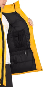 Manteau d'hiver bouffant de haute qualité pour hommes avec broderie d'usine personnalisée fermeture à glissière réactive à la chaleur vêtements à la mode - Product Image 4