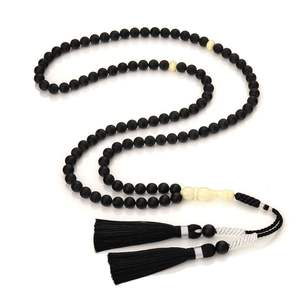 Resina Tasbih ARTESANÍA Oración cuenta ámbar Misbaha 33 Cuentas hombre musulmán Rosario Mastkhan joyería islámica Eid regalo tasbeeh tesbih - Product Image 5