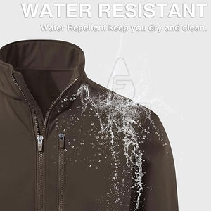 Chaqueta de Golf de Invierno para Hombre, Cuello Alto, Logotipo Frontal, Forro Suave para Mayor Comodidad, Uso en Exteriores - Product Image 6