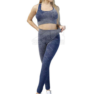 Conjunto de Yoga para Mujer con Logotipo Personalizado, Secado Rápido, Transpirable, Diseño Sólido, Cierre Elástico en la Cintura - Nuevo Diseño de 2 Piezas en Spandex/Nylon - Product Image 1