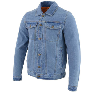 Mosaic Impex Venta caliente 2025 Chaqueta de mezclilla a prueba de viento de talla grande para hombre Chaqueta de mezclilla con cremallera de lana gruesa de invierno - Product Image 2
