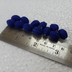 Cuentas de cristal de Estilo Vintage antiguas con forma de sandía muy atractivas hechas a medida adecuadas para diseñadores de joyas - Product Image 4