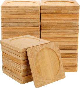 ชุดที่รองแก้วไม้ไผ่ทรงสี่เหลี่ยม6ชิ้นผลิตภัณฑ์ที่เป็นมิตรต่อสิ่งแวดล้อมผลิตจากเวียดนามขายส่ง - Product Image 6