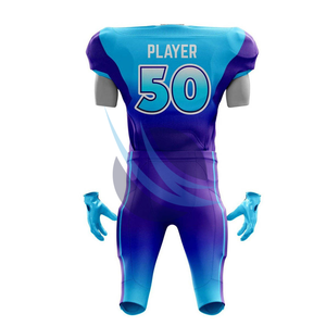 เสื้อเจอร์ซีย์อเมริกันฟุตบอลสำหรับผู้ใหญ่เสื้อกีฬาทีมกีฬาระบายอากาศมีแขนสั้น - Product Image 3